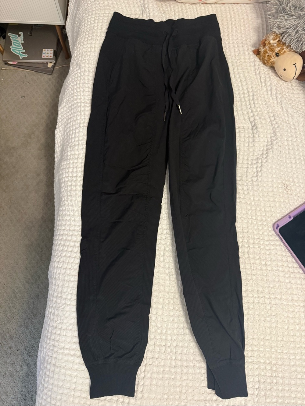 lululemon athletica Black Track Joggers
